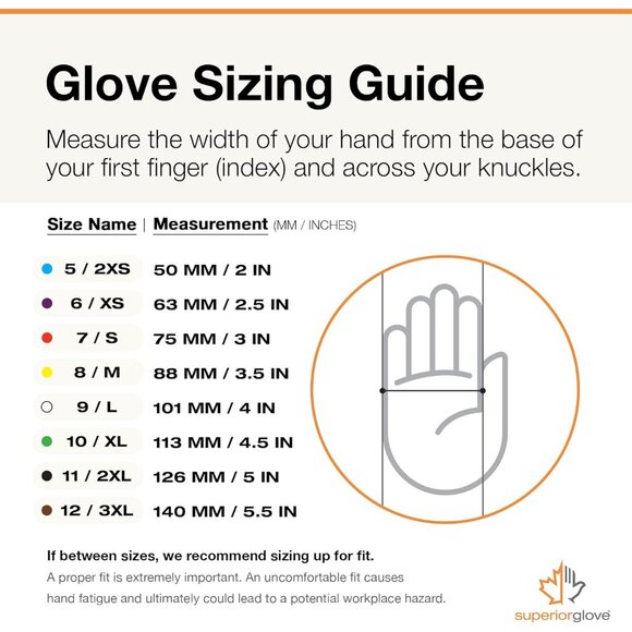 Men's Brown Goatskin Anti-Impact Vibration Dampening Leather Work Gloves - Picture 7 of 7